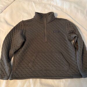 Columbia Charcoal Quilted Pullover